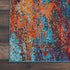 2' X 4' Atlantic Abstract Power Loom Non Skid Area Rug